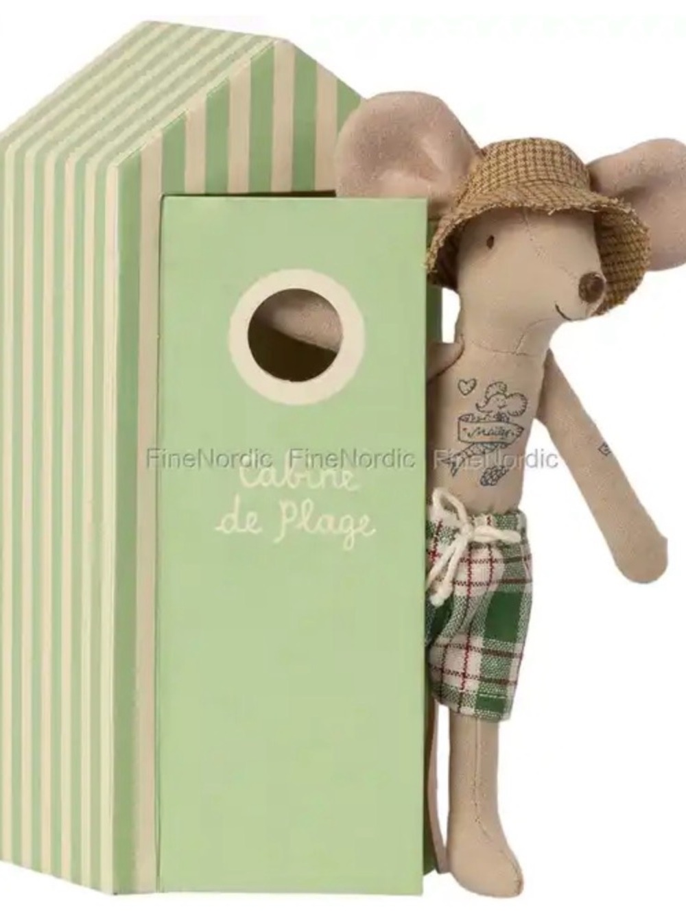 NEW Maileg Dad Mouse In Cabine De Plage Box - Picture 7 of 8
